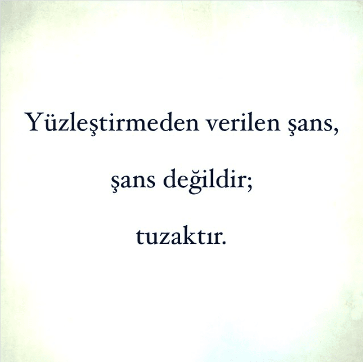 Yüzleştirmeden Verilen Şanş, Şans Değildir; Tuzaktır