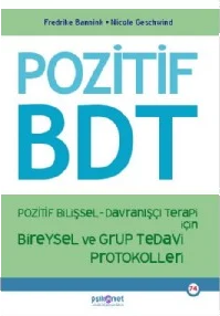 Pozitif Bilişsel-Davranışçı Terapi İçin Bireysel ve Grup Tedavi Protokolleri