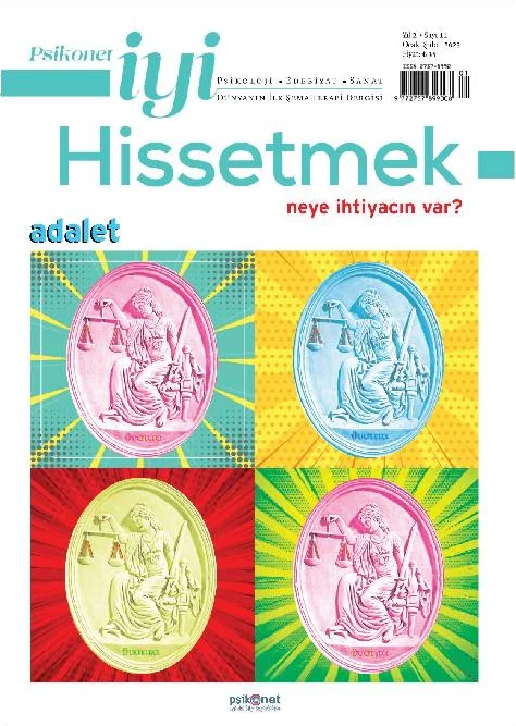 Psikonet İyi Hissetmek - Ocak / Şubat 2023 - 11. Sayı - Adalet dergi kapağı