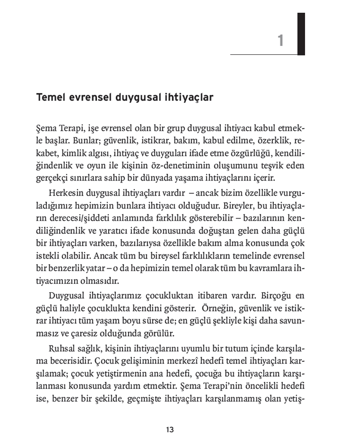 Şema Terapi: Ayırıcı Özellikler – Görsel 3