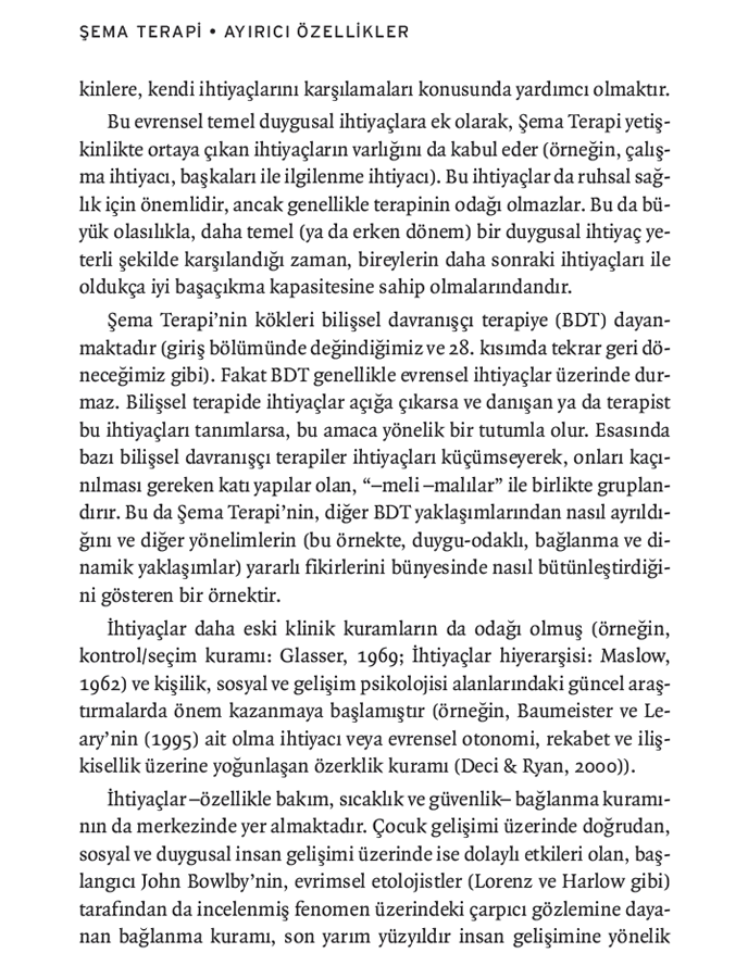 Şema Terapi: Ayırıcı Özellikler – Görsel 4