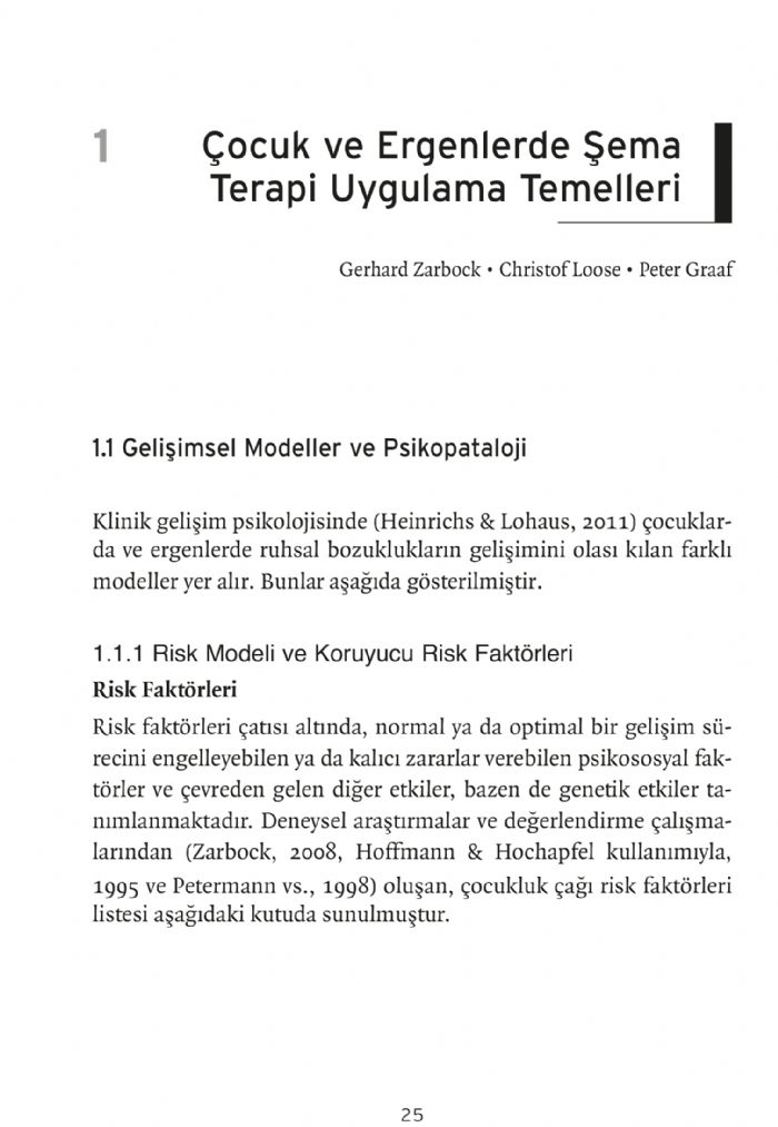 Çocuk ve Ergenler için Şema Terapi – Görsel 1