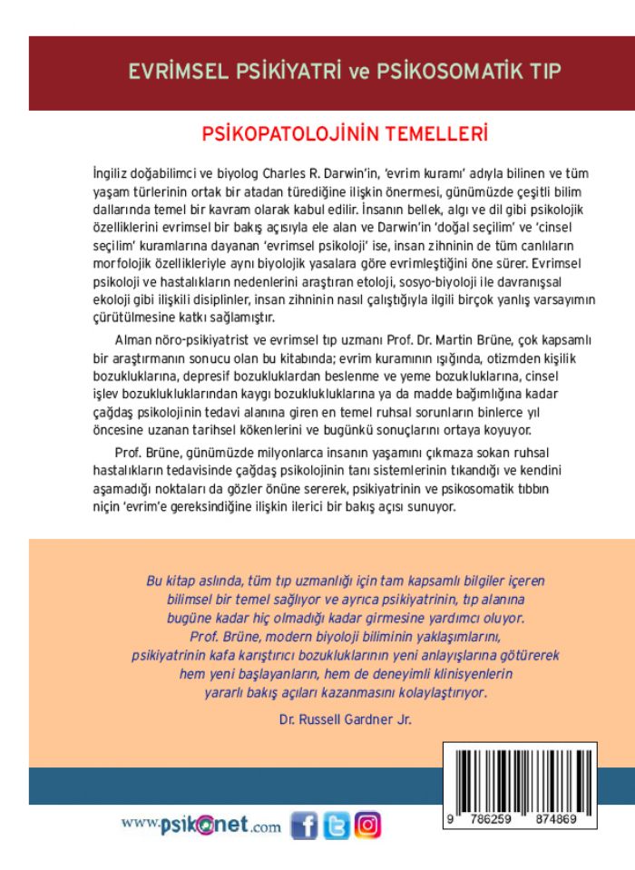 Evrimsel Psikiyatri ve Psikosomatik Tıp – Görsel 1