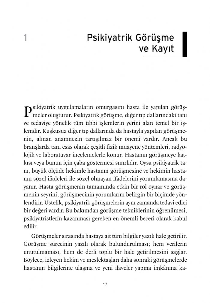 Genç Psikiyatristin El Kitabı Psikiyatrik Muayene ve Semiyoloji – Görsel 2