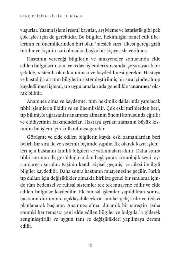 Genç Psikiyatristin El Kitabı Psikiyatrik Muayene ve Semiyoloji – Görsel 3