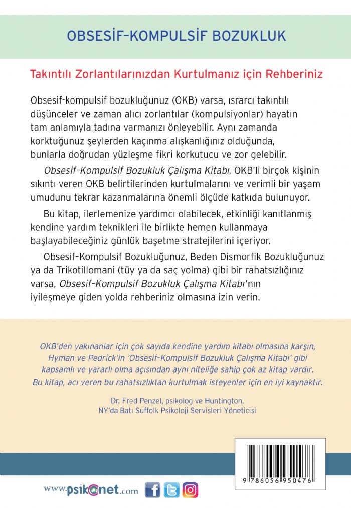 Obsesif Kompulsif Bozukluk Çalışma Kitabı – Görsel 1