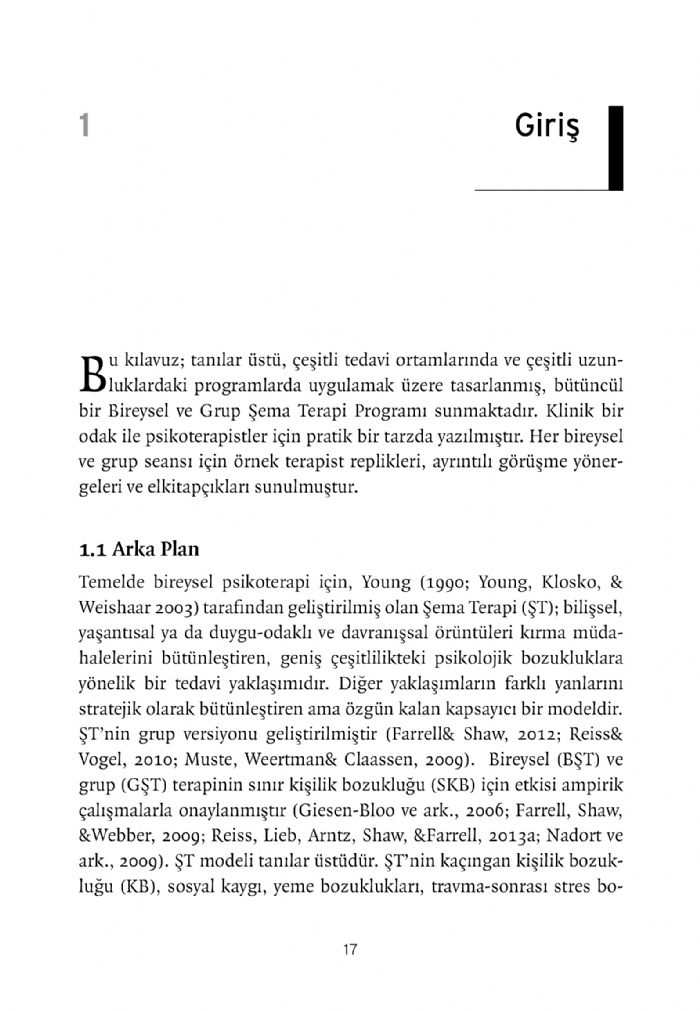 Şema Terapi Klinisyenin Rehberi – Görsel 2