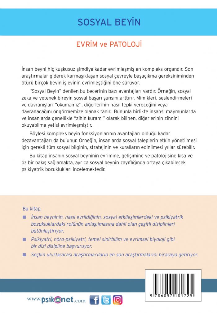 Sosyal Beyin / Evrim ve Patoloji – Görsel 1