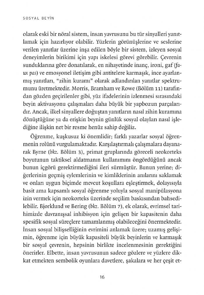 Sosyal Beyin / Evrim ve Patoloji – Görsel 3