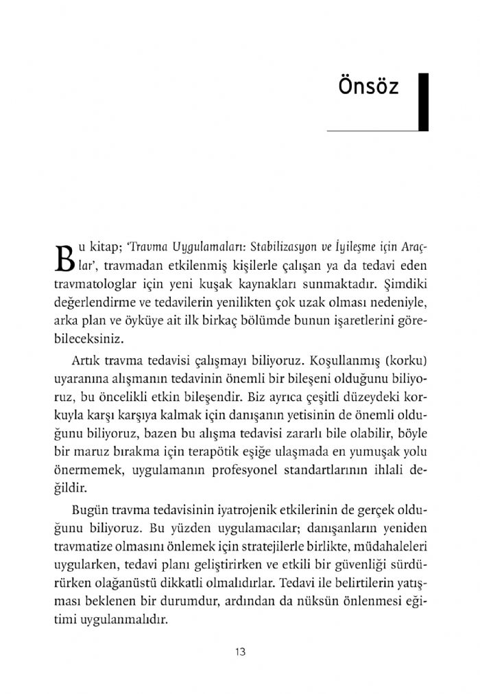 Travma Uygulaması/ Stabilizasyon ve İyileşme için Araçlar – Görsel 2