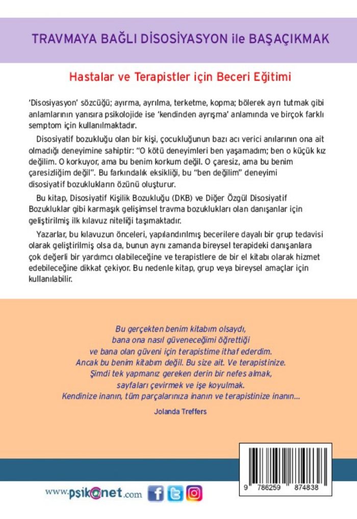 Travmaya Bağlı Disosiyasyon ile Başaçıkma – Görsel 1