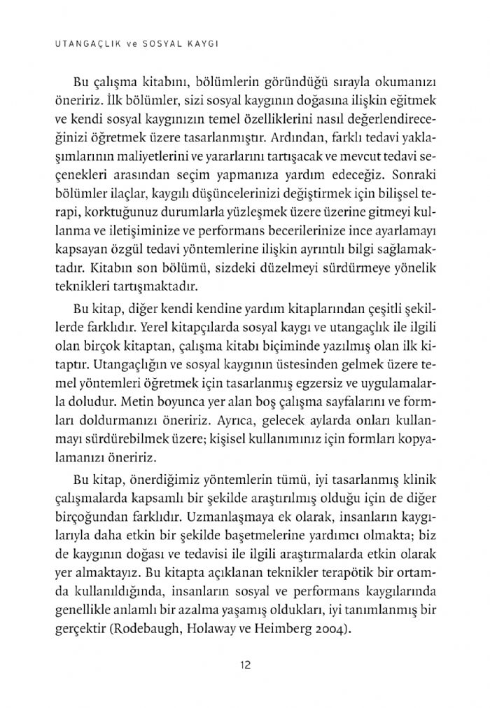 Utangaçlık ve Sosyal Kaygı Çalışma Kitabı – Görsel 3
