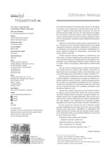 Psikonet İyi Hissetmek Dergisi / Eylül - Ekim / 21. Sayı - Hüsran ve Beklenti – Künye / Editör Yazısı